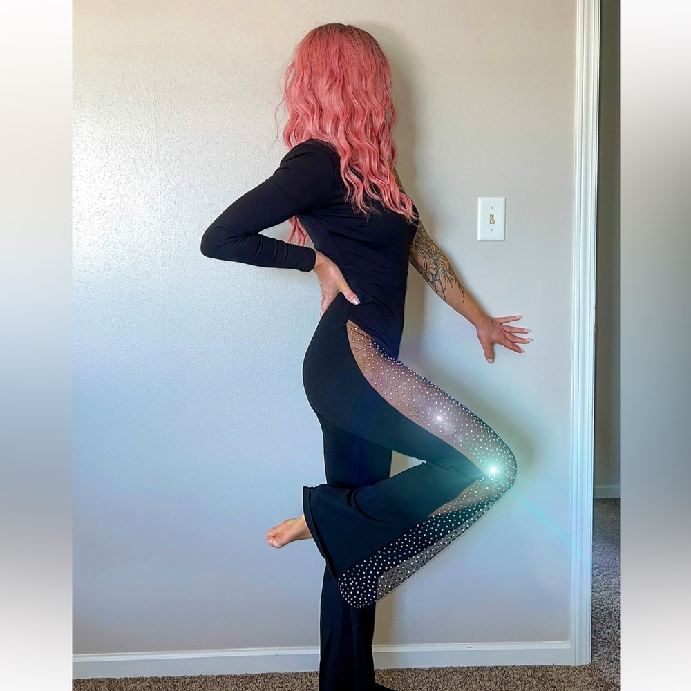 Bella and Bloom black jumpsuit - Picture 3 of 6